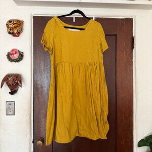 Not perfect linen midi dress